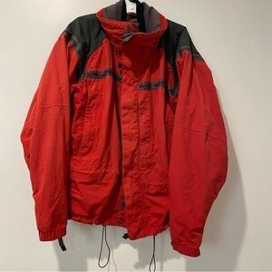 Marmot red snow ski jacket mens M